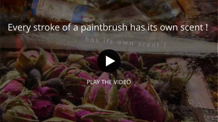 Every stroke of a paintbrush has its own scent !